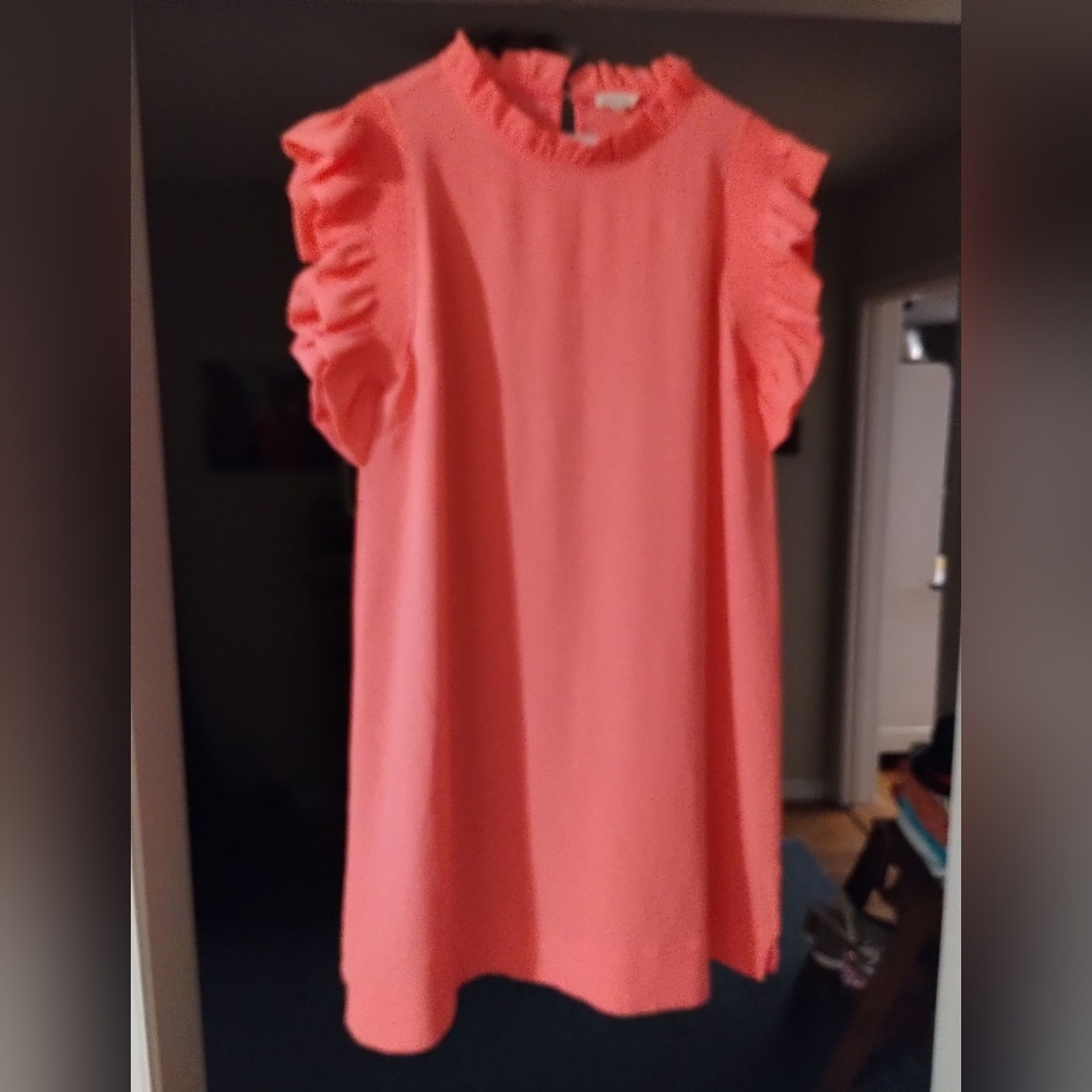 Bright pink dress